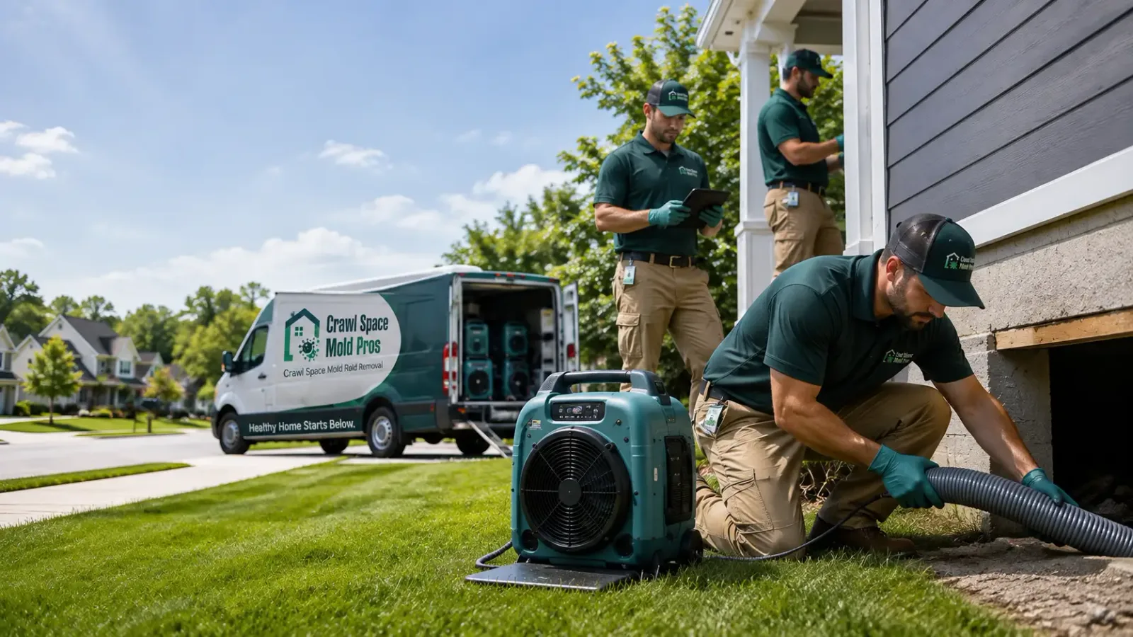 Crawl Space Mold Removal in Fairfax, MN